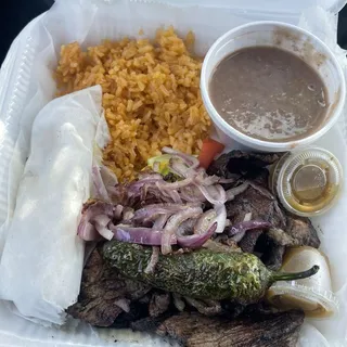 Backyard Carne Asada Plate