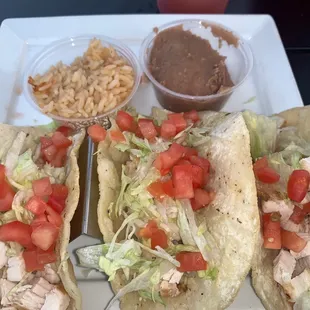 Chicken tacos