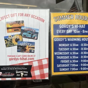 Summer Hours