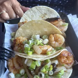Shrimp tacos