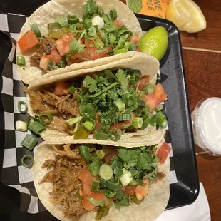 Pork tacos