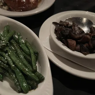 Asian beans and mushrooms