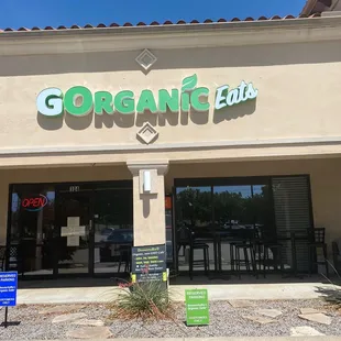 Exterior of the shop