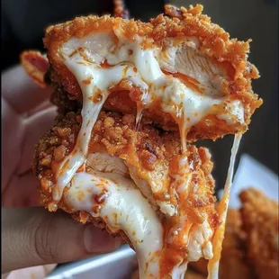 food, chicken wings and fried chicken