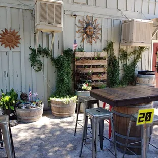 Outback seating area.