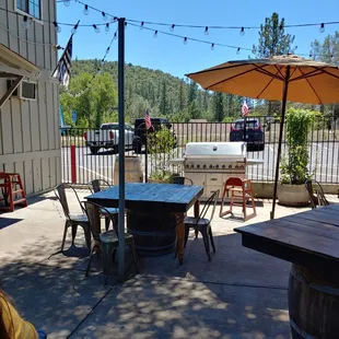 Outback seating area.