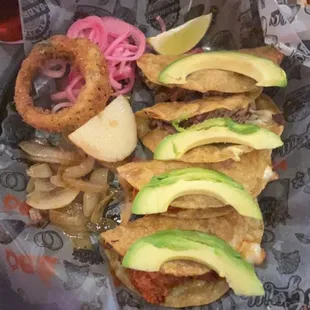 The Brisket &amp; Cochinita tacos!!!