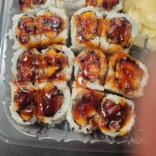 Had to throw it away I'm allergic to shellfish