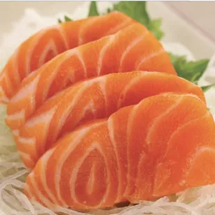 Salmon sashimi