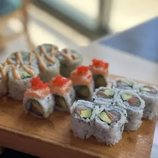 sushi and sashimi, sushi, sashimi, food