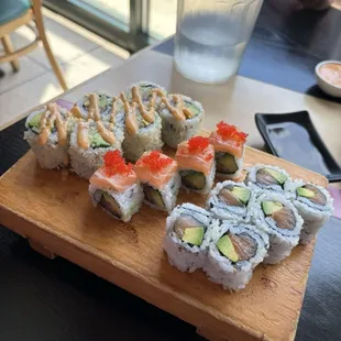 sushi, food, sashimi, sushi and sashimi