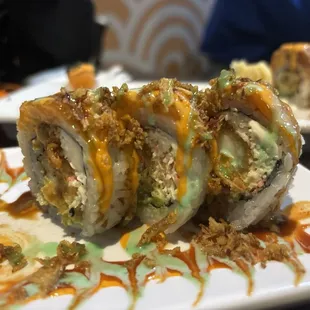 Limited time - crazy dragon roll.