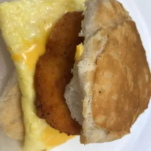 Chicken and Egg Biscuit