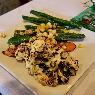 Seasonal grilled vegetables