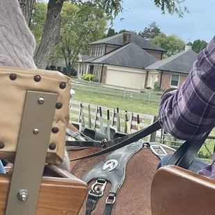 Going through the neighborhood to see houses