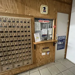 the front door of a post office