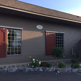 the exterior of the restaurant