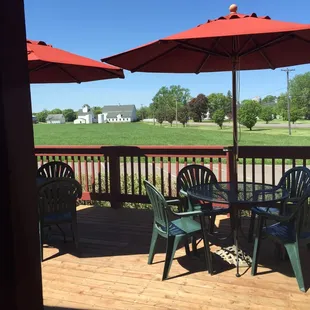 Beautiful patio area