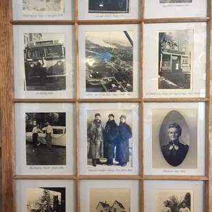 Old window frame made into picture frame