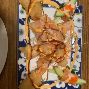 Delicious crab and shrimp appetizer