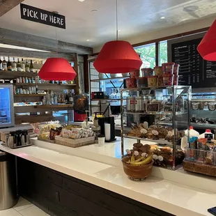a view of the counter
