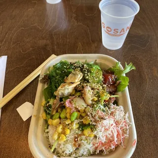 Poke Bowl with 2 Proteins