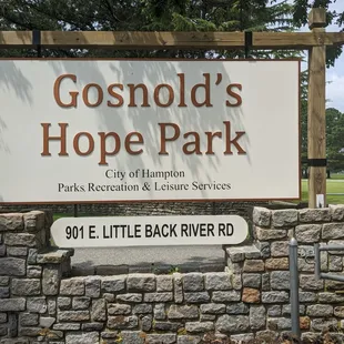 Gosnold's Hope Park, Hampton