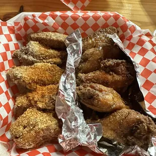 CPR (Cajun Parmesan ranch) and Hot Honey Garlic