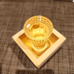 Traditional Sake pour!