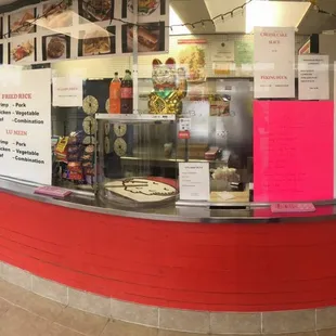 the inside of a restaurant