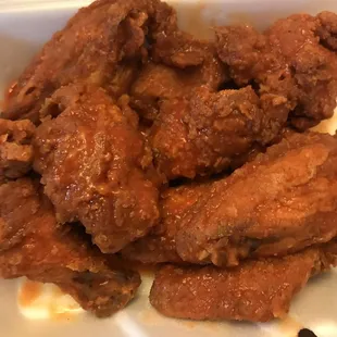 Spicy "Party Wings" a little soggy