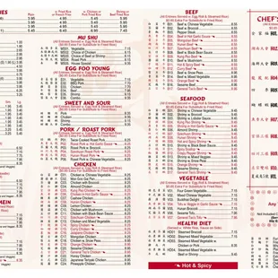 Got Rice menu Inside Page