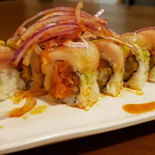 hamachi-scorpion-roll