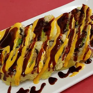 Tempura-spicy-tuna-roll