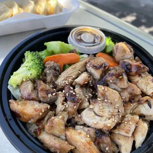 Chicken Teriyaki Bowl (TikTok: @justandyvu)