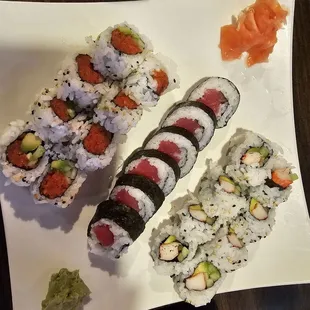 sushi, sushi and sashimi, sashimi, food