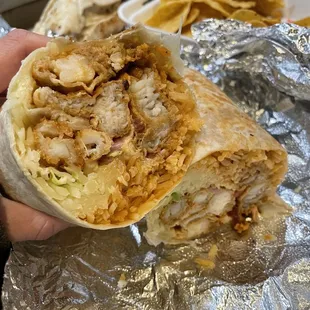 Wabo Burrito w/ shrimp, fish, and calamari. THE best.