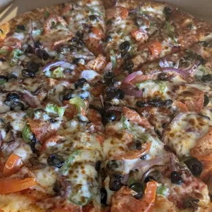 Large Veggie pizza