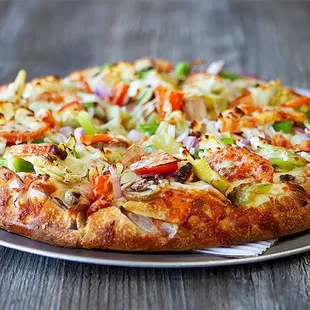 pizza, food