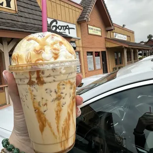 Crème brûlée latte