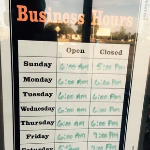 now we know they're schedule