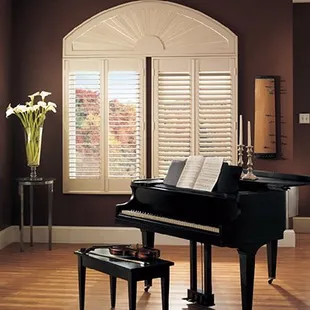 We do custom plantation shutters