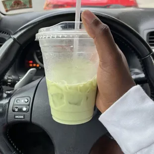 Coconut matcha!  Sooo good