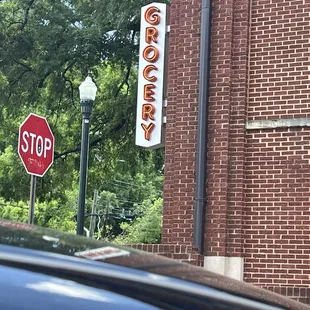 If you drive past this sign, you've gone too far.