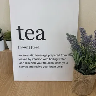 Cute little decor on the counter