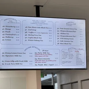 Menu (pt. 2 of 2)