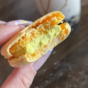 Durian Macaron