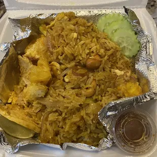 Pineapple Fried Rice with Chicken