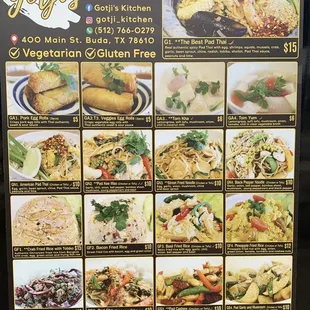 New menu