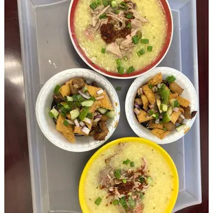 Goto with Tokwat / Baboy ( fried tofu &amp; pork)